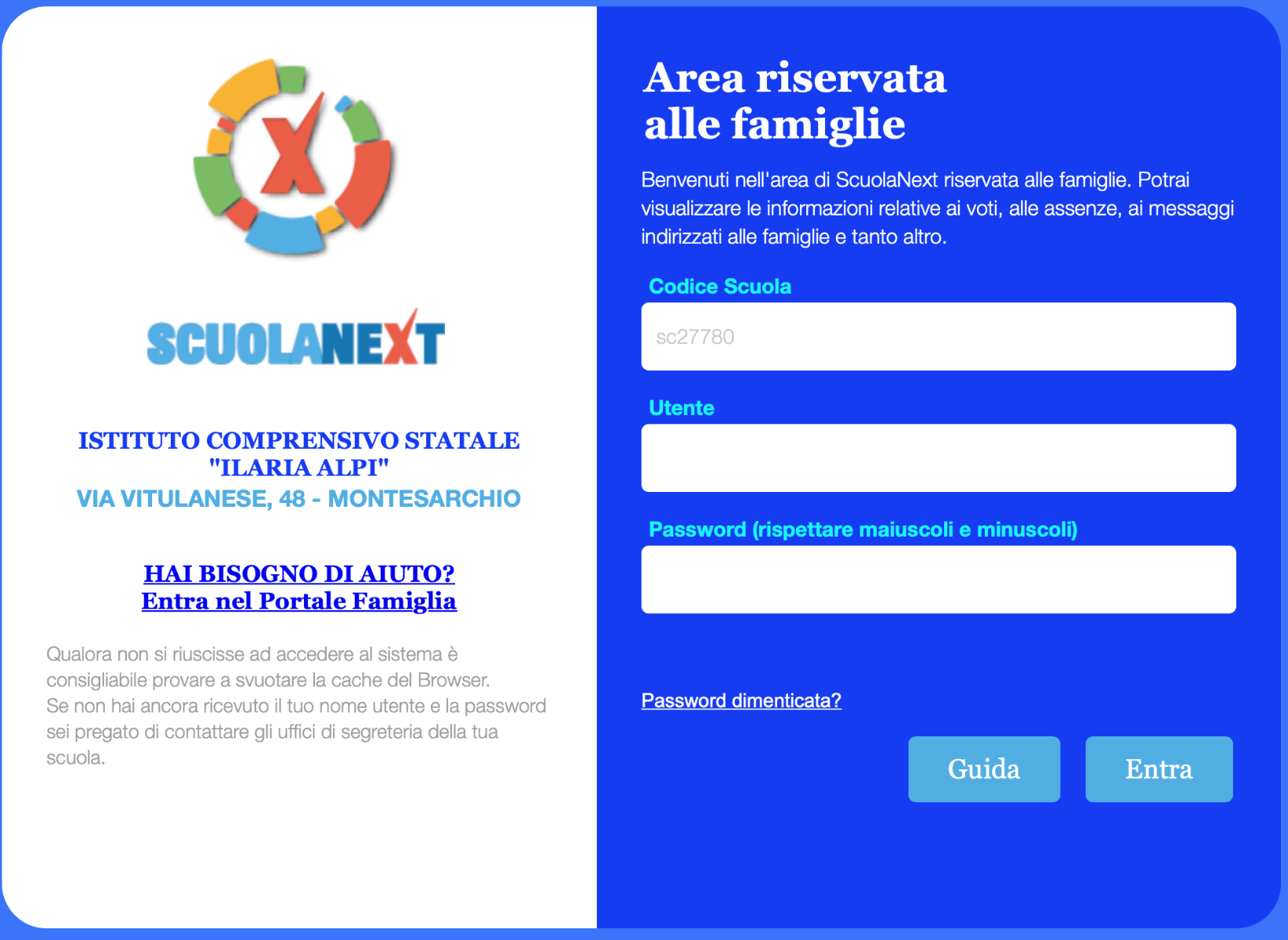 AVVISO - PAGELLE ONLINE